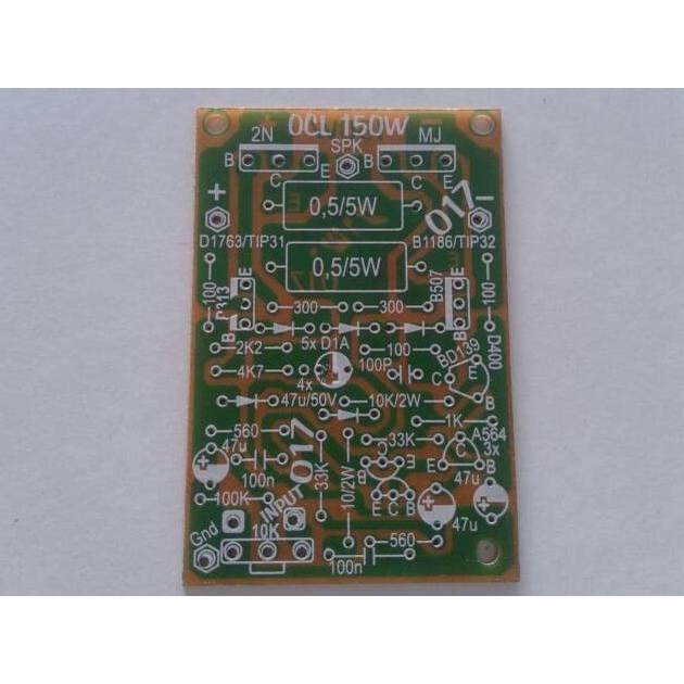 Pcb Power Ampli 150 Watt Mono Ocl Sale
