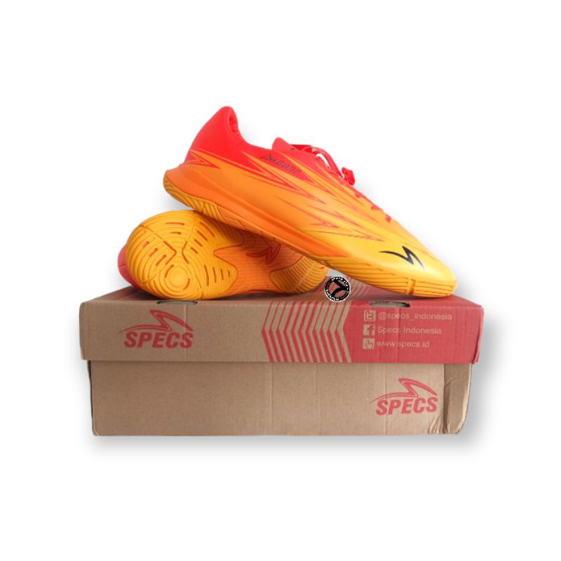 Sepatu Futsal SPECS Lightspeed 3 IN Saffron 401881 Original BNIB