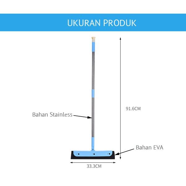 PL-001 Pel Kamar Mandi Kualitas Terjamin / Wiper Kamar Mandi/Wiper Kaca Cermin Super Ringan