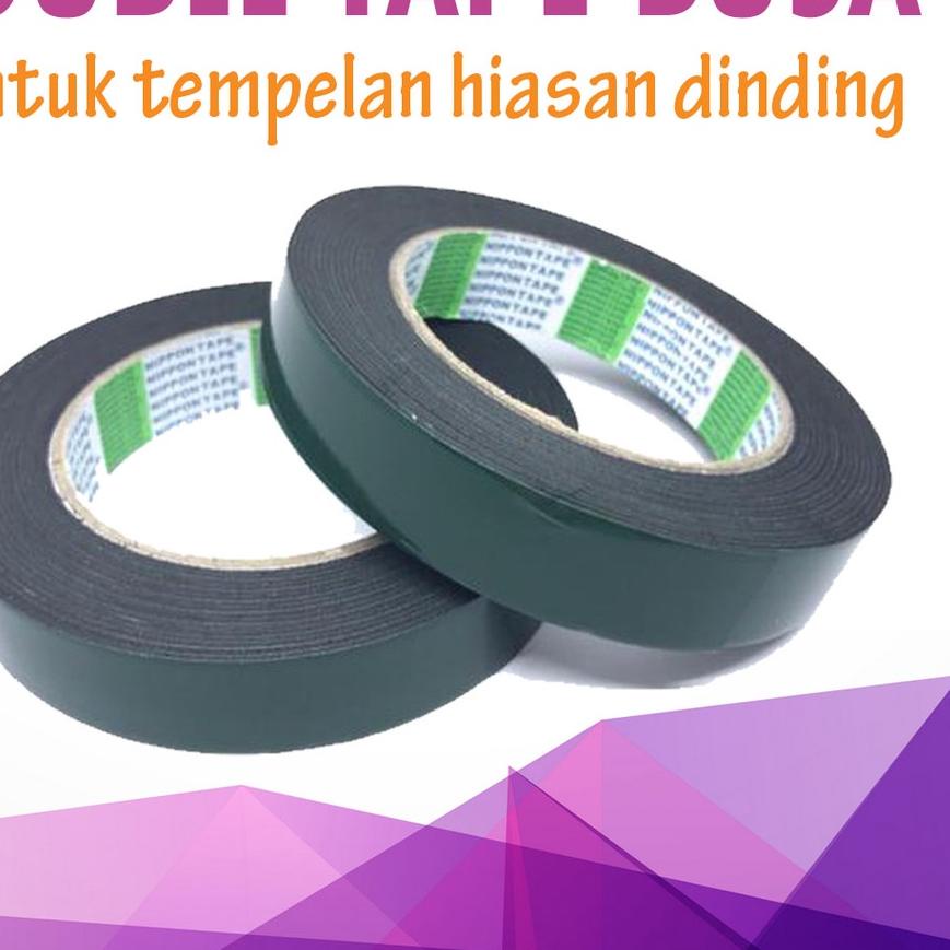 

❤[PROMO ⚡ALE!!!]❤ DOUBLE TAPE FOAM BUSA HITAM UNTUK HIASAN DINDING produck terbaik