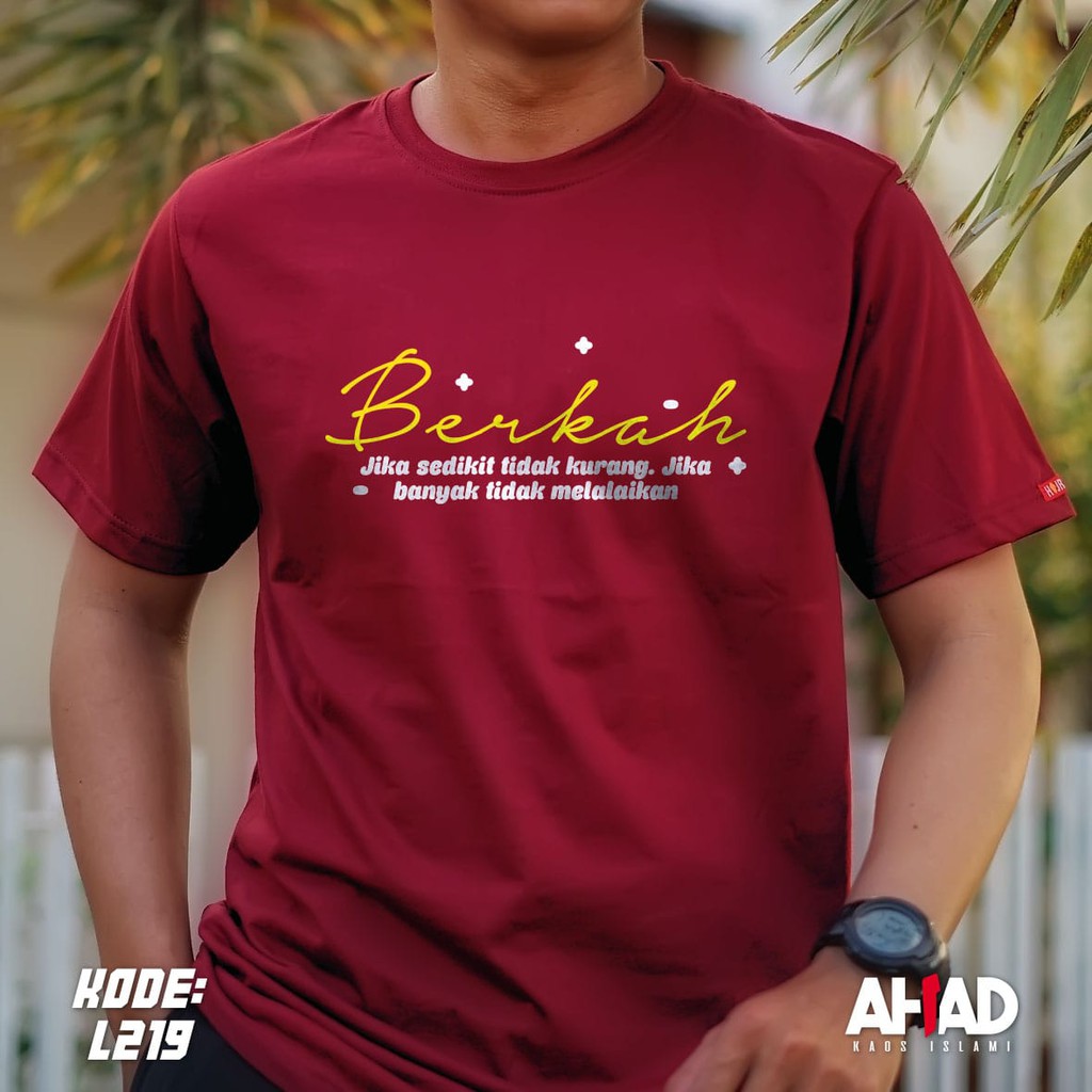 Kaos Islami Ahad-Berkah jika sedikit L219