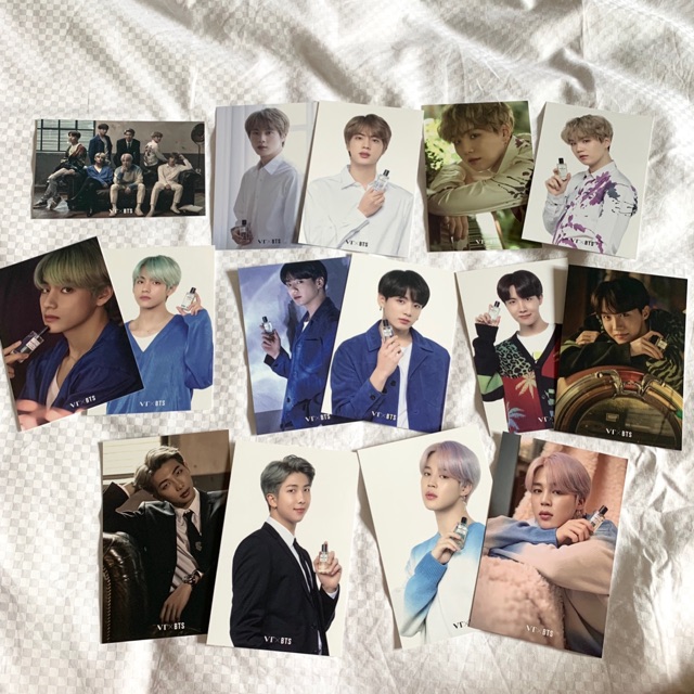 BTS x VT Latelier perfume photocard set