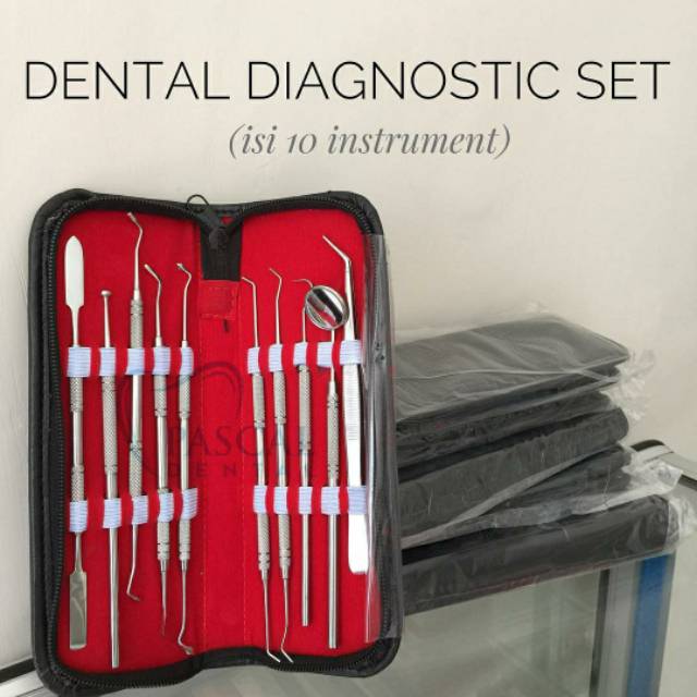 Dental Instrument Kit / Dental Diagnostic Set | Shopee Indonesia