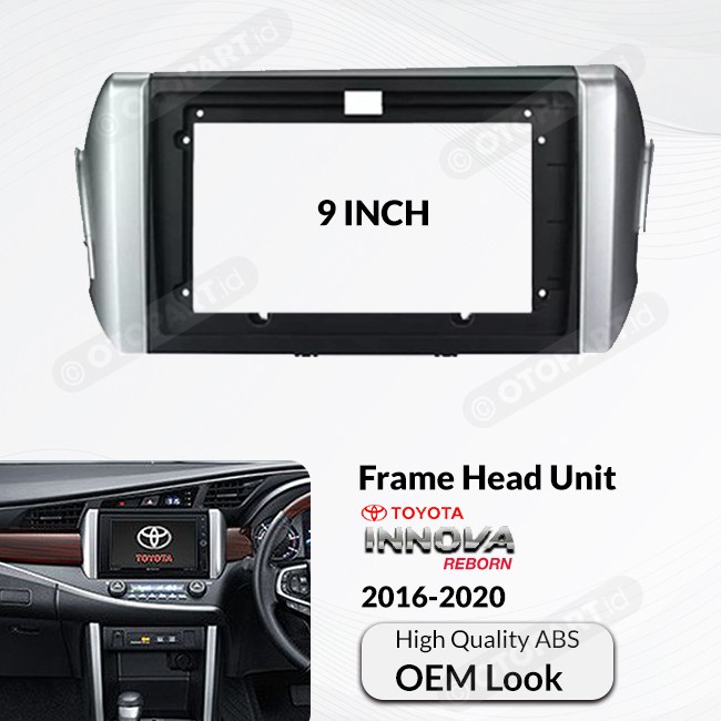 Frame Headunit 9 Inch OEM Toyota Innova Reborn