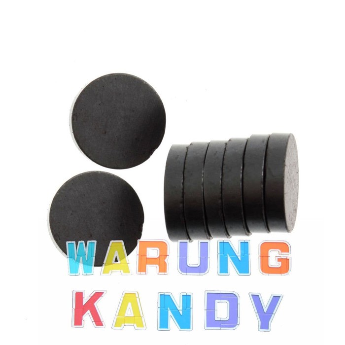 Magnet Hitam 15mm x 3mm