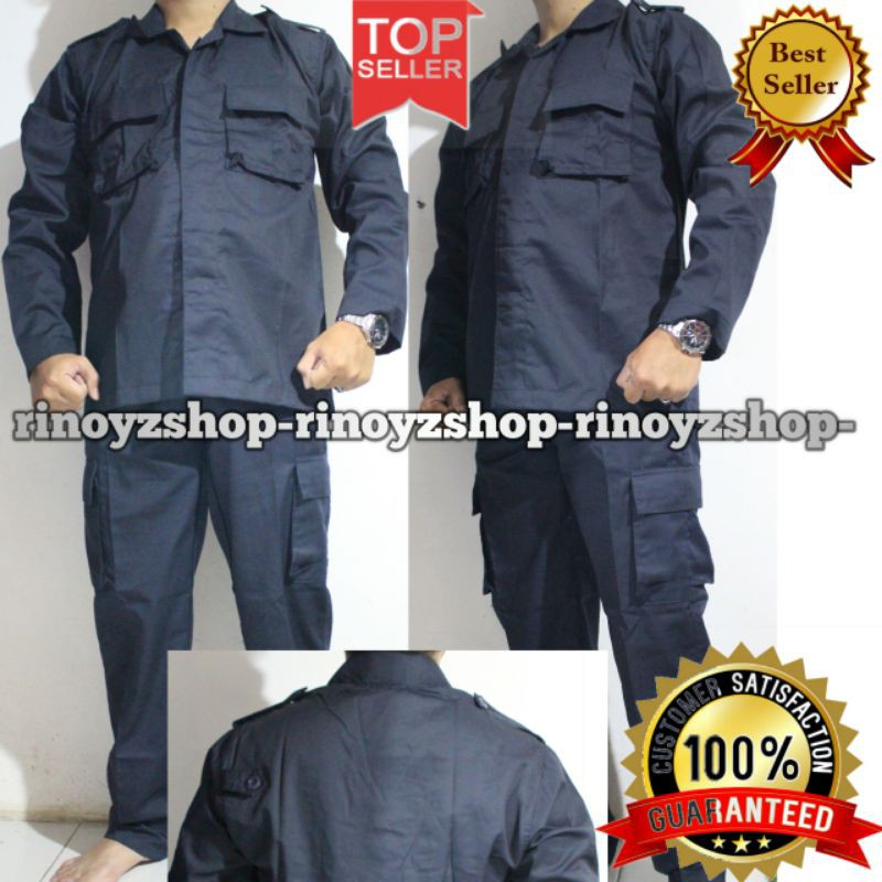Seragam PDL SECURITY Biru Dongker