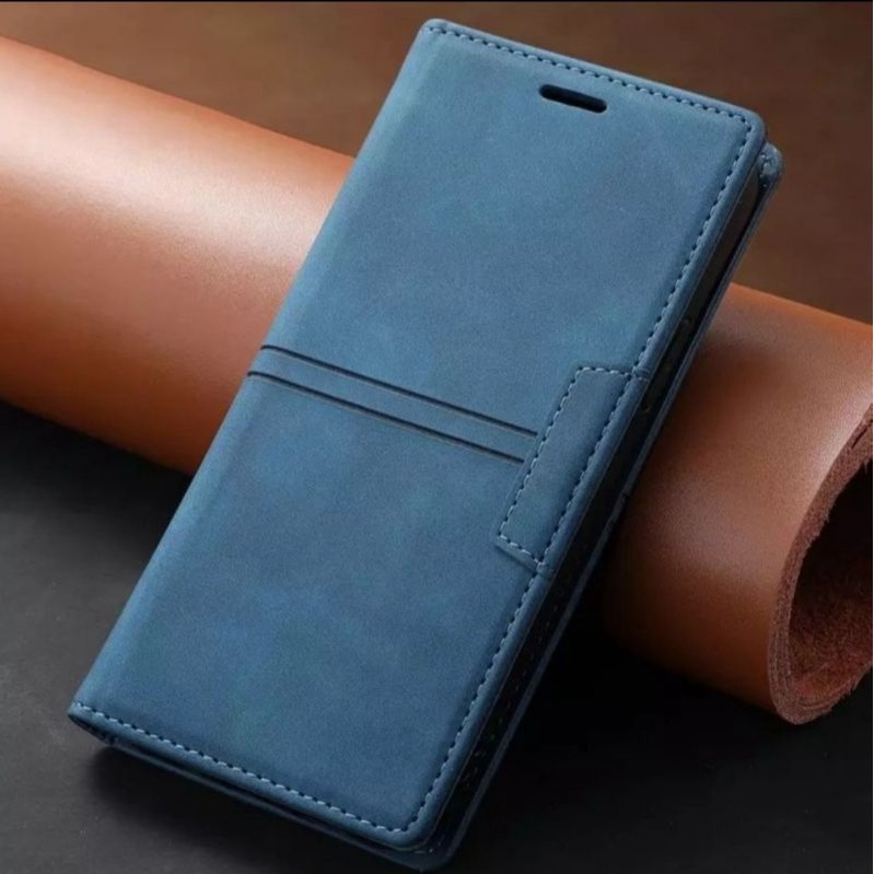 case Oppo Reno 7 5G Flip Case Premium Leather Dompet kulit Reno 7 5G