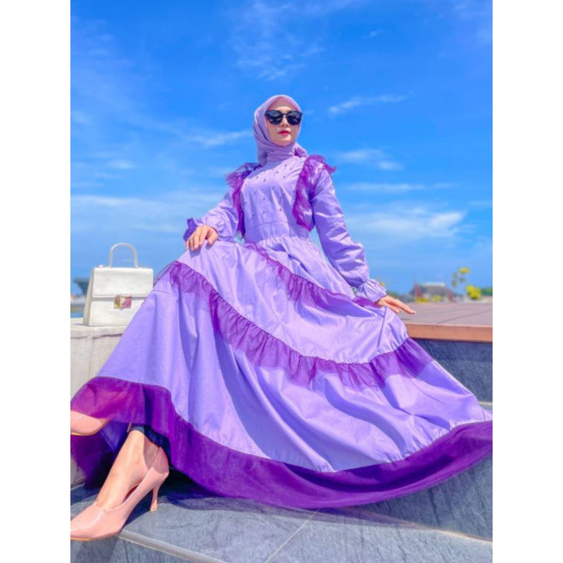 gamis extu lilac