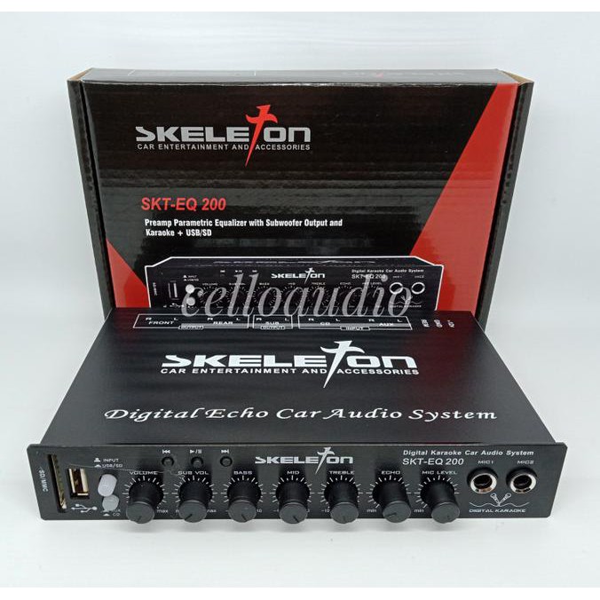 READY Pre Amp Parametrik Audio Skeleton SKT-EQ 200