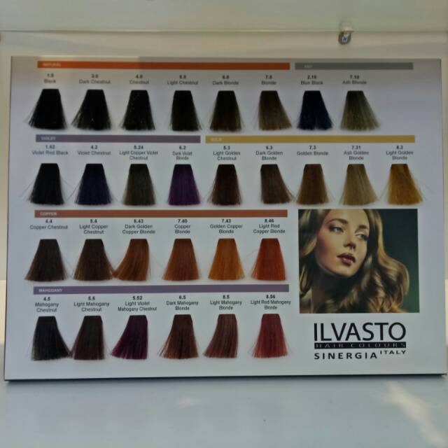  Cat rambut Ilvasto  color hair ILVASTO  made in italy 60mi 