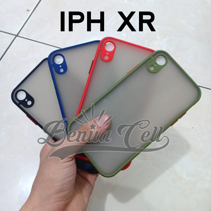 SOFTCASE IPHONE XR - CASE MATTE FULL COLOR IPHONE X XS IPHONE XR - BC