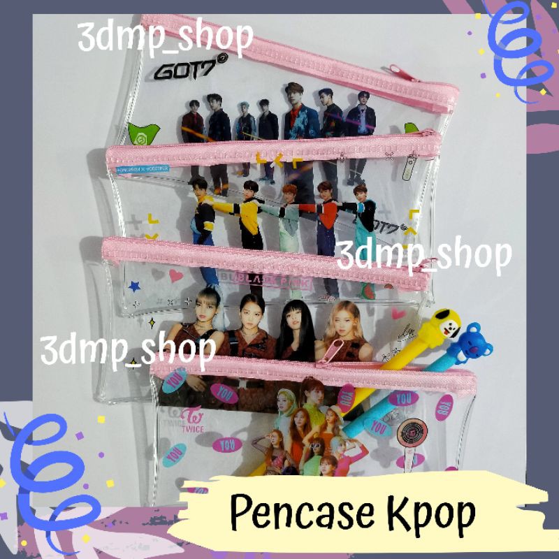 Pencase Tempat Kotak Pensil Got7 txt blackpink twice