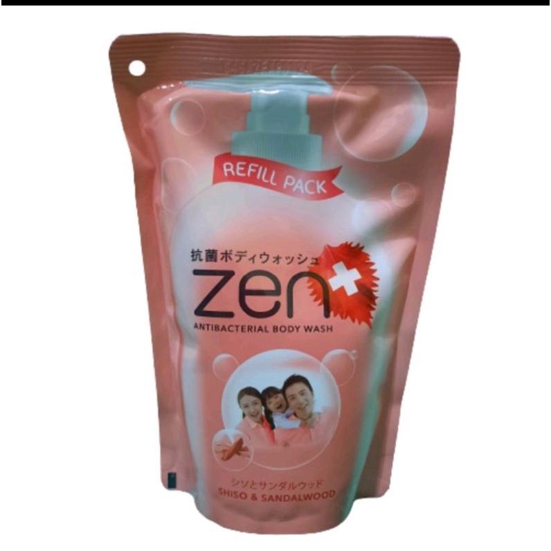 Zen Sabun Cair Refill 400ml Antibacterial Body Wash