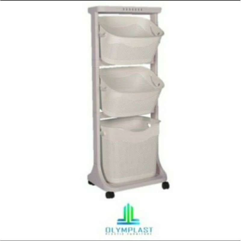 Olymplast Flexible Trolley Keranjang Laundry Olymplast Keranjang Olymplast OFT 03 Laundry Basket