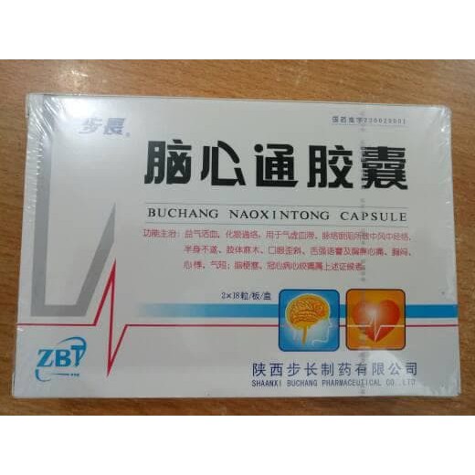 Obat China Buchang naoxintong capsule / obat herbal stroke, jantung, k
