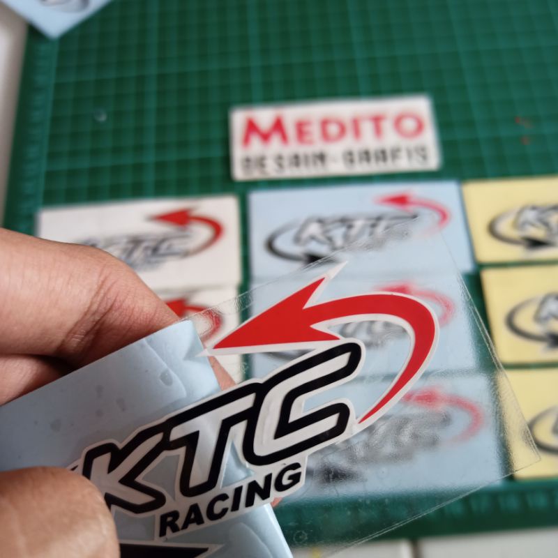 Sticker Cutting KTC RACING