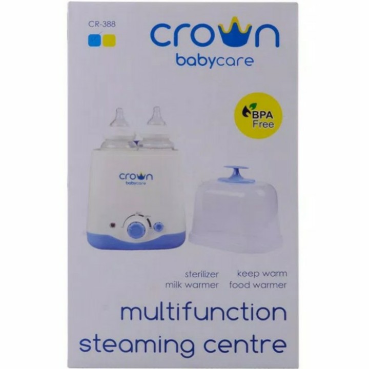 CR 388-2 Bottles Multifunction Electric Steam Sterilizer / Mesin Uap Botol Bayi Digital 2 Botol