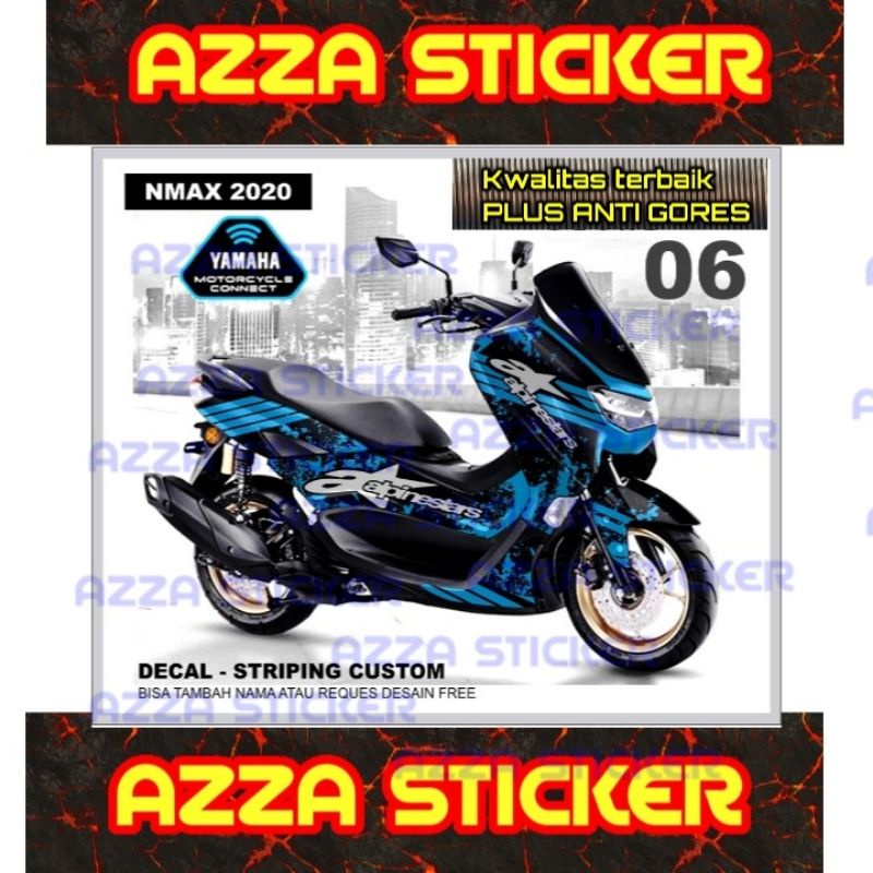 Sticker decal Yamaha NMAX 2020 Full Body decal Yamaha NMAX  2020 Full body 06