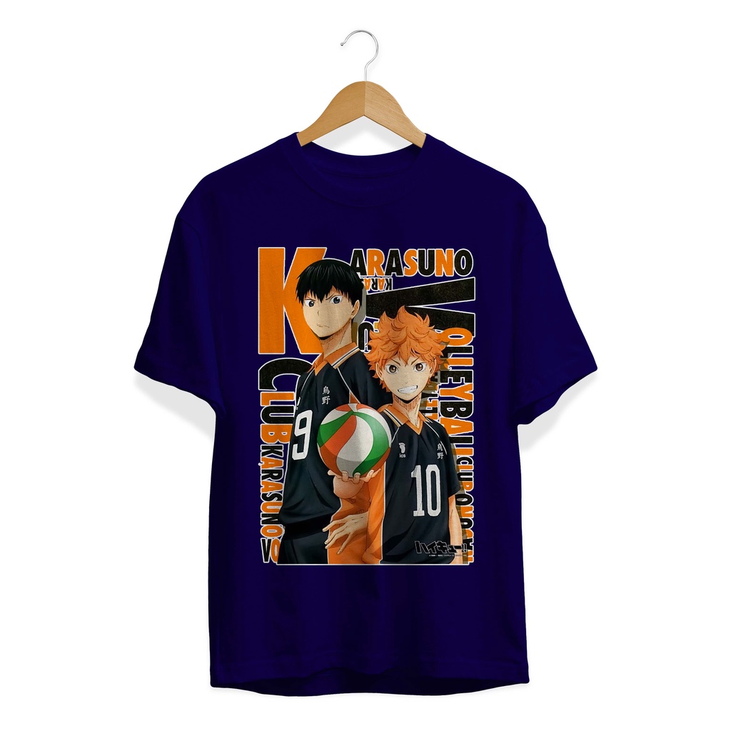 BAJU  KAOS DISTRO TERBARU ANIME  HAIKYU KAGEYAMA HINATA / ANIME JAPAN PREMIUM