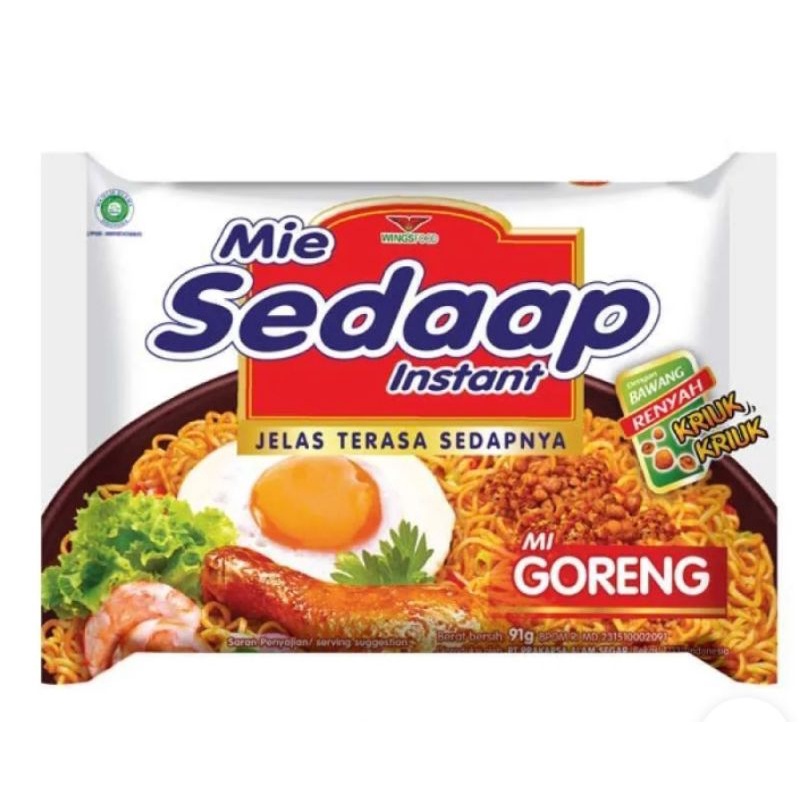 

Mie sedap goreng kriuk- kriuk satuan