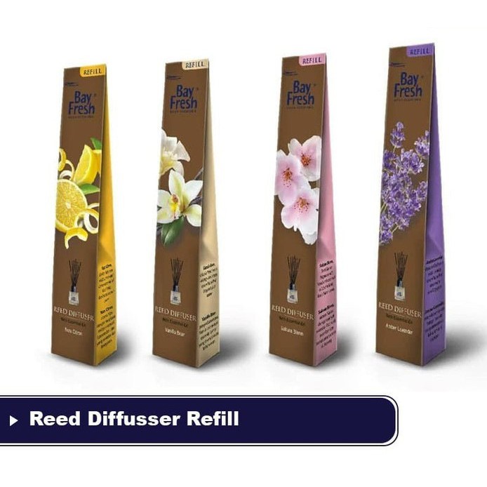 Bay Fresh Reed Diffuser Reffil Pengharum Ruangan Sakura Bloom 30ml