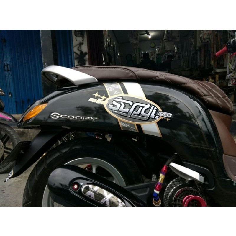 Striping Sticker Variasi Scoopy fi n Scoopy karbu variasi thailand