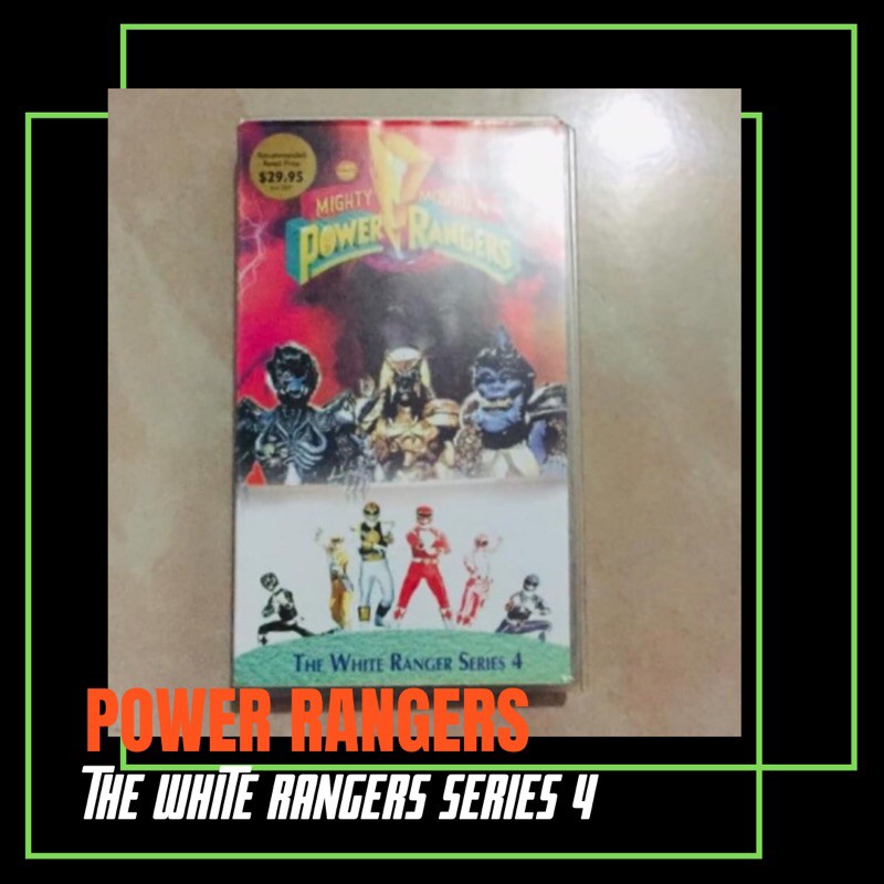 Kaset video Power Rangers