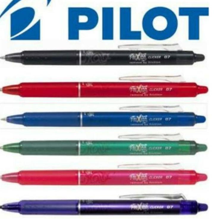 

[KODE T8YS7] { 1Pcs } Pulpen Frixion Clicker Pilot Warna Warni 0.5 & 0.7 BLRT-FR5/7