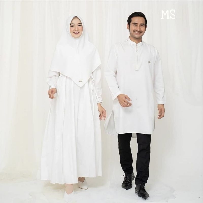 baju gamis couple suami istri amena baju pesta cople berkualitas gamis couple terbaru