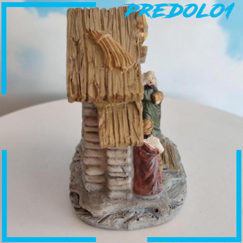 [PREDOLO1] Nativity Figurine Christ Easter Nativity Scene Set Religious Ornament Crafts