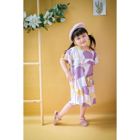 Dress Anak Perempuan Bahan Rayon / Daster Rayon anak perempuan Usia 6 bulan - 5 Tahun Part 2