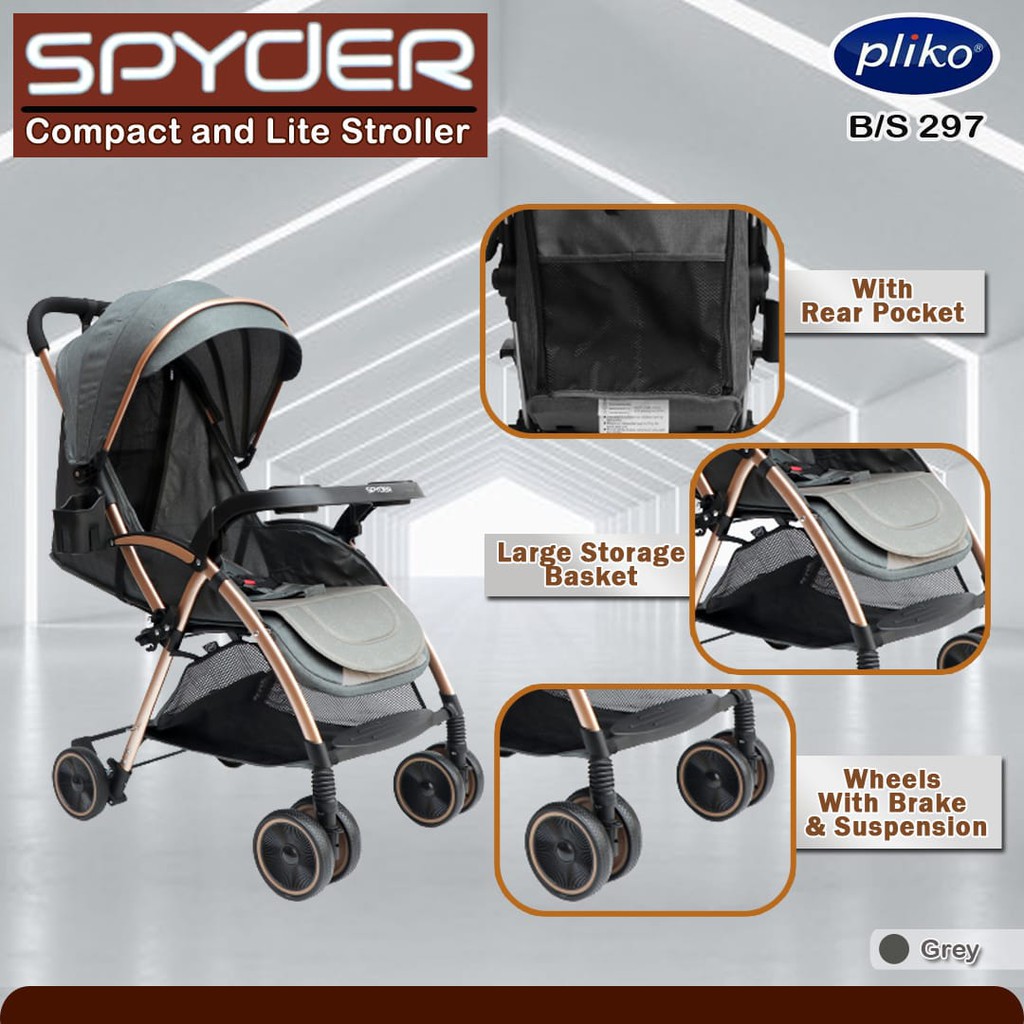 Stroller Pliko Spyder 297 / Stroller Bayi Pliko Spyder 297