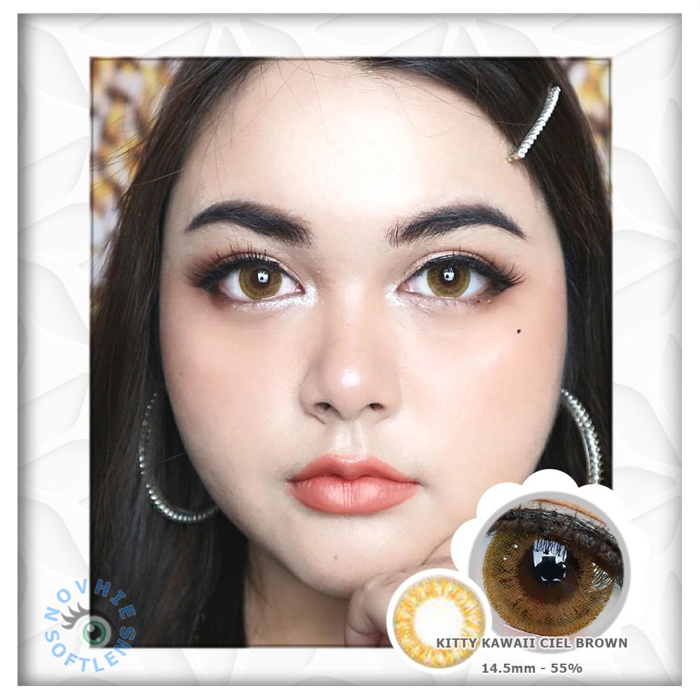 

SOFTLENS KITTY KAWAII CIEL BROWN