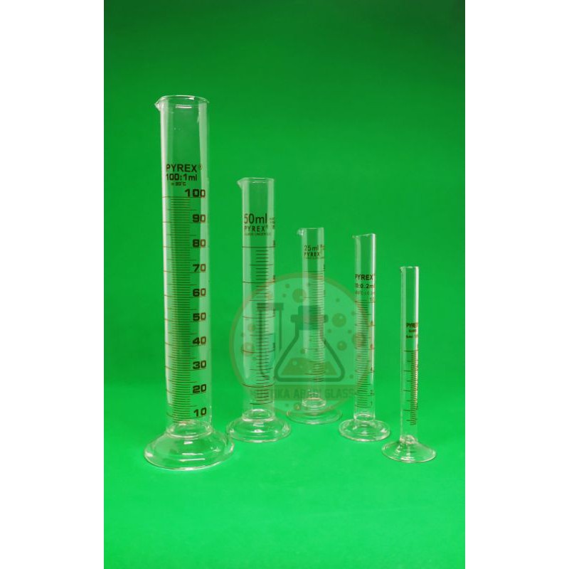 Glass ukur - gelas ukur 50ml - 50 ml pyrex skala coklat