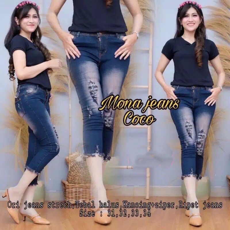 MONA JEANS RIPPED