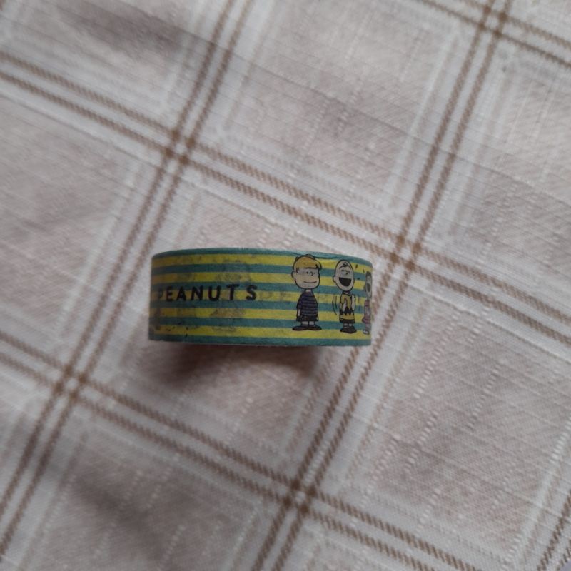 

washi tape snoopy hijau