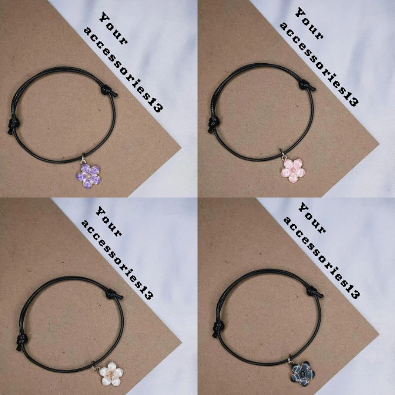 Gelang persahabat motif Bunga