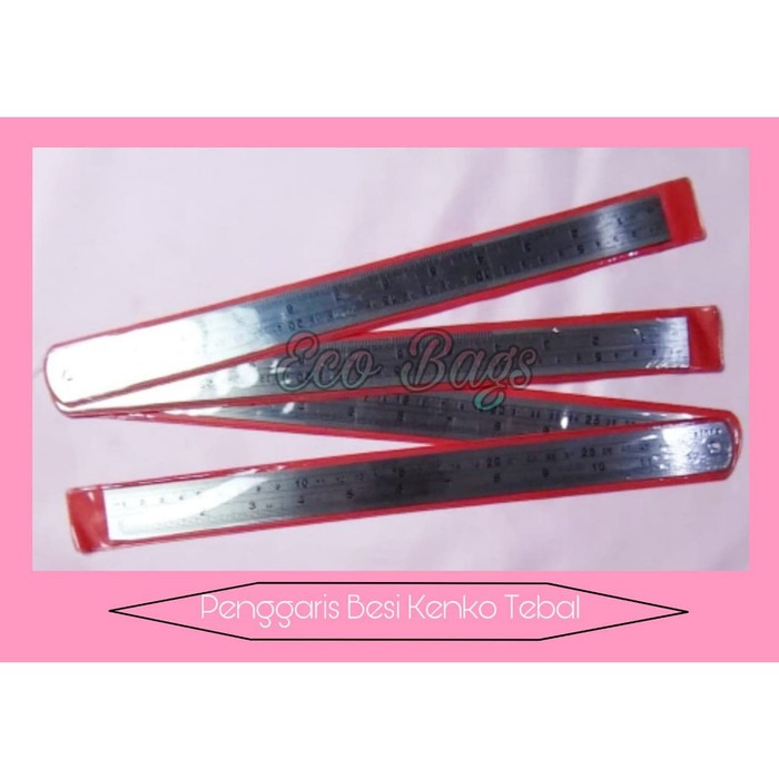 

Penggaris Besi Kenko 30 cm Tebal/Ruler Stainless/Penggaris Besi 30 cm