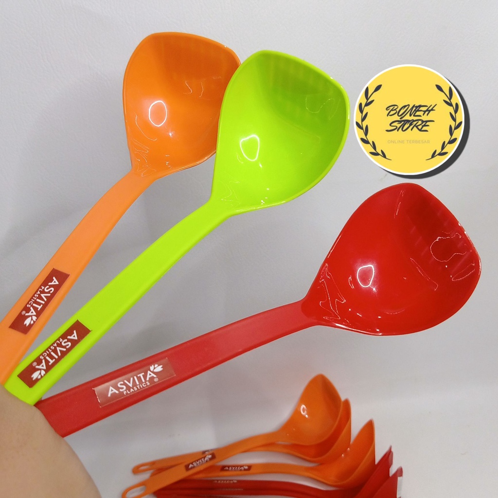 centong sayur plastik,centong sayur asvita