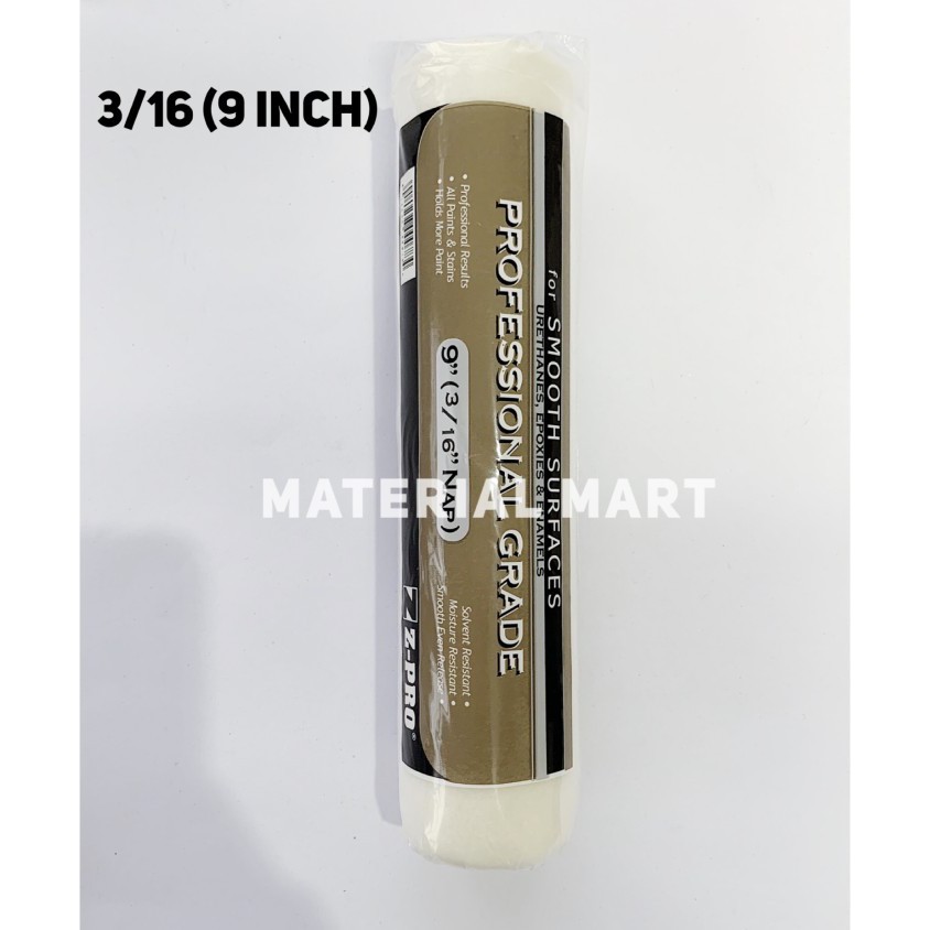 Refill Bulu Roll Z PRO | Refil Kuas Rol Cat Tembok 9 Inch | Isi Zpro | Material Mart