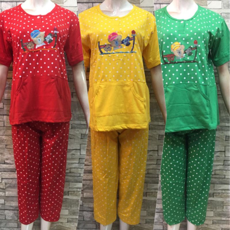 CP SIELIE WARNA | BAJU TIDUR DEWASA| PIYAMA | COD-7