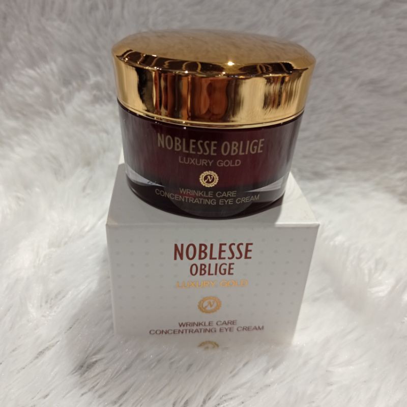 NOBLESSE OBLIGE LUXURY GOLD WRINKLE CARE CONCENTRATING EYE CREAM