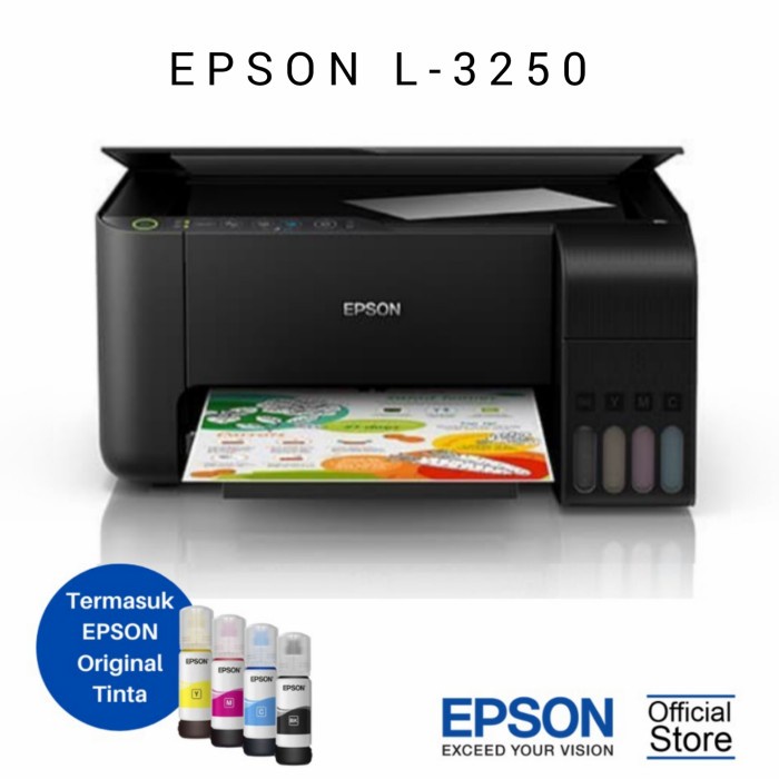 PRINTER EPSON L3250 ALL IN ONE PRINTER WIFI INKTANK PENGGANTI L3150