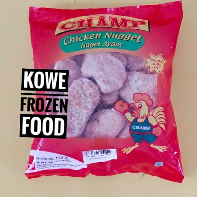 

Naget ayam champ 250 nugget