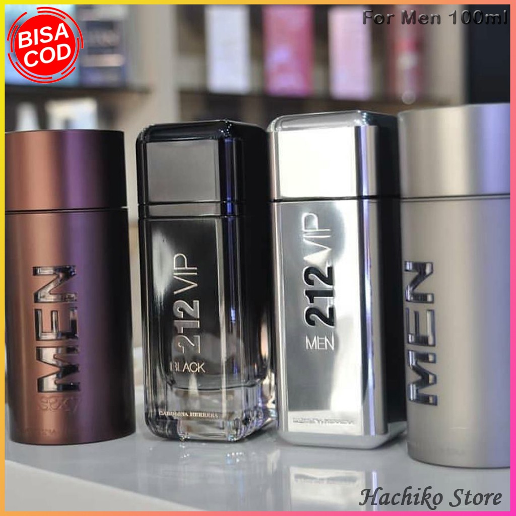 Parfum 212 Series For Men - 212 MEN SEXY - 212 VIP BLACK - 212 MEN - 212 SEXY 100ml / Ori Non Box