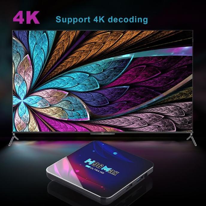 H96 Max UHD 4K 2GB 16GB Android 11 Set Top Box TV Termurah