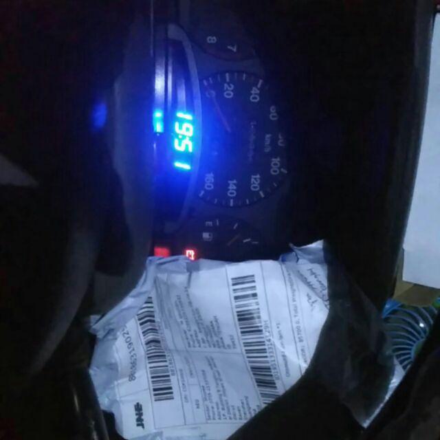 Pengukur Tegangan & Jam Led Mobil