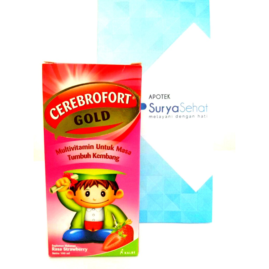 CEREBROFORT GOLD 100ml Multivitamin Masa Tumbuh Kembang