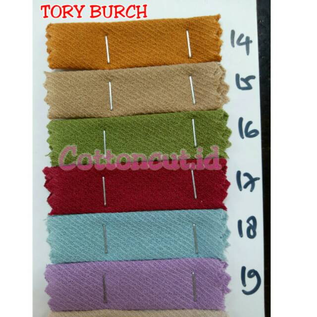 1 2 Meter Bahan Kain Tory Burch Shopee Indonesia