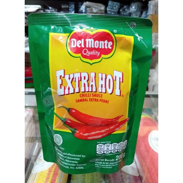 

del monte extra hot | delmonte sambal extra pedas 200g